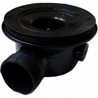 Сифон для душевого поддона Vincea VSPH-2SR3B Черный — фото 1, Сифоны для поддонов