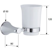 Товар: Держатель для зубных щеток Remer Delicata DE15CR Хром - фото 2 Держатель для зубных щеток Remer Delicata DE15CR Хром — фото 2, Аксессуары для ванной