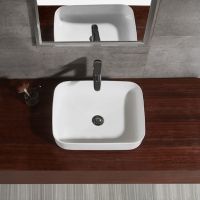 Раковина-чаша Bravat Source 50 C22250W-ENG Белая — фото 2, Раковины накладные