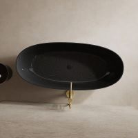 Товар: Карбоновая ванна Abber Karbon 170x75 AK9001-1.7 Черная без гидромассажа - фото 3 Карбоновая ванна Abber Karbon 170x75 AK9001-1.7 Черная без гидромассажа — фото 3, Ванны