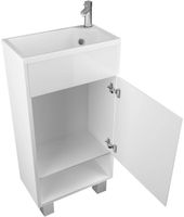 Товар: Тумба с раковиной 1MarKa Lira 40Н R У85920 Белый глянец - фото 2 Тумба с раковиной 1MarKa Lira 40Н R У85920 Белый глянец — фото 2, Тумбы с раковиной