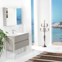 Тумба под раковину Boheme Armadi Art Vallessi 100 837-100-C mat подвесная Кашемир матовый — фото 6, Мебель для ванной