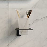 Товар: Стакан для зубных щеток Iddis Slide SLIBSG1i45 Черный - фото 2 Стакан для зубных щеток Iddis Slide SLIBSG1i45 Черный — фото 2, Мыльницы