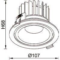 Товар: Встраиваемый светильник Crystal Lux CLT 005C108 BL 4000K Черный - фото 2 Встраиваемый светильник Crystal Lux CLT 005C108 BL 4000K Черный — фото 2, Точечные светильники