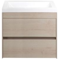 Тумба под раковину Art&Max Family-580-2C-SO-PB подвесная Сканди — фото 1, Мебель для ванной