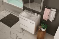 Товар: Тумба под раковину 1MarKa Соната 90Н У83680 Белый глянец - фото 3 Тумба под раковину 1MarKa Соната 90Н У83680 Белый глянец — фото 3, Тумбы под раковину