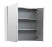 Зеркальный шкаф Aquanet Порто 70 L 241748 Белый глянец — фото 3, Мебель для ванной