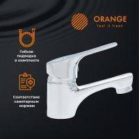 Товар: Смеситель для раковины Orange Dia M45-021cr Хром - фото 8 Смеситель для раковины Orange Dia M45-021cr Хром — фото 8, Смесители для раковины