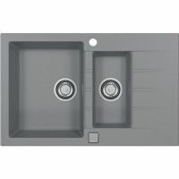 Кухонная мойка Alveus Granital Cadit 70 Concrete G81 790x500 1131360 Бетон — фото 1, Кухонные мойки