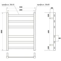 Товар: Электрический полотенцесушитель Point Меркурий PN83156E П6 500x600 Хром - фото 5 Электрический полотенцесушитель Point Меркурий PN83156E П6 500x600 Хром — фото 5, Электрические полотенцесушители
