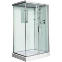 Душевая кабина WeltWasser WW500 Laine 1212 120x90 10000003275 профиль Хром стекло прозрачное — фото 1, Душевые кабины