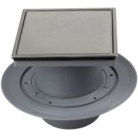 Душевой трап Pestan Confluo Standard 13702567 с двухсторонней решеткой Хром глянцевый / полая под плитку — фото 1, Трапы для душа