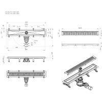 Товар: Душевой лоток AM.PM MasterFlow 60 W01SC-P11-060-01SB с решеткой Хром матовый Cut Gradient - фото 17 Душевой лоток AM.PM MasterFlow 60 W01SC-P11-060-01SB с решеткой Хром матовый Cut Gradient — фото 17, Душевые лотки