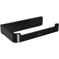 Держатель туалетной бумаги Lemark Smooth Line 9722008 Черный матовый — фото 1, Держатели туалетной бумаги