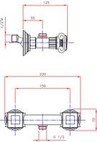 Товар: Смеситель для душа Cezares Olimp OLIMP-DS-02-Sw Бронза - фото 2 Смеситель для душа Cezares Olimp OLIMP-DS-02-Sw Бронза — фото 2, Смесители