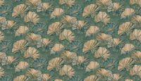 Обои Grandeco Elementum EE 2005 Винил на флизелине (0,53*10,05) Зеленый/Бежевый/Коричневый, Листья/Цветы — фото 3, Обои для стен