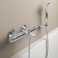 Смеситель для ванны Ideal Standard Ceratherm T25 A7206AA с термостатом Хром — фото 3, Смеситель для ванны