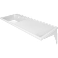 Товар: Раковина Paola Magenta 120 L с местом под стиральную машину Белая глянцевая - фото 3 Раковина Paola Magenta 120 L с местом под стиральную машину Белая глянцевая — фото 3, Раковины