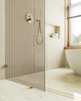 Товар: Душевая перегородка Maybah Glass MGD-264-3 990x1950 коннектор стена-стекло Золото стекло бронзовое - фото 6 Душевая перегородка Maybah Glass MGD-264-3 990x1950 коннектор стена-стекло Золото стекло бронзовое — фото 6, Душевые перегородки