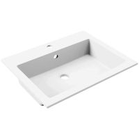 Раковина Paola Nero 60 Белая матовая — фото 1, Раковины