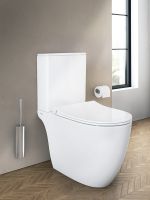 Унитаз компакт Vitra Sento Rim-ex open back 9830B003-7204 с бачком и сиденьем Микролифт — фото 2, Напольные унитазы