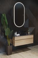 Зеркало Silver Mirrors Виола-ТХ 60 LED-00002695 с подсветкой Белое с сенсорным выключателем и диммером — фото 2, Мебель для ванной