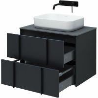 Тумба под раковину Allen Brau Reality 70 1.32004.AM подвесная Антрацит матовый — фото 14, Тумбы под раковину