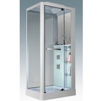 Душевая кабина Grossman GR-122 100x80 профиль Белый стекло прозрачное — фото 1, Душевые кабины