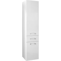 Шкаф пенал Mixline Стив 34 536805 подвесной Белый — фото 1, Пеналы для ванной комнаты