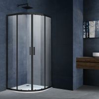 Товар: Душевой уголок Vincea Alpha 90x90 VSQ-3AL900CLB профиль Черный стекло прозрачное - фото 2 Душевой уголок Vincea Alpha 90x90 VSQ-3AL900CLB профиль Черный стекло прозрачное — фото 2, Душевые уголки четверть круга