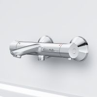 Смеситель для ванны AM.PM Like F8050000 с термостатом Хром — фото 2, Смеситель для ванны