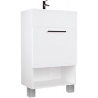 Тумба с раковиной 1MarKa July 50Н У85932 Белый глянец — фото 1, Мебель для ванной