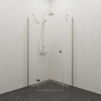 Товар: Душевой уголок Triton Сигма-Хром 90х90 Щ0000054219 профиль Хром стекло прозрачное - фото 2 Душевой уголок Triton Сигма-Хром 90х90 Щ0000054219 профиль Хром стекло прозрачное — фото 2, Душевые уголки