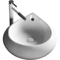 Раковина-чаша Ceruttispa 48 CR045E СТ9571 Белая — фото 1, Раковины накладные