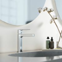 Смеситель для раковины Vincea Rondo Хром арт-VBF-1R1CH — фото 2, Смесители для раковины