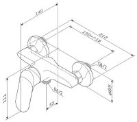 Товар: Смеситель для душа AM.PM Sunny F85C20000 Хром - фото 10 Смеситель для душа AM.PM Sunny F85C20000 Хром — фото 10, Смеситель для душа