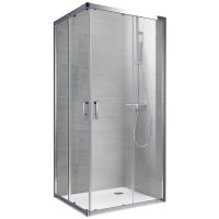 Душевой уголок Koller Pool Aqua Line 90X90 G90SC профиль Хром стекло прозрачное — фото 1, Душевые уголки