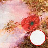 Фреска Ortograf Цветы 7050 Фактура бархат FX Флизелин (2,7*2,7) Разноцветный, Цветы/Живопись — фото 1, Фрески