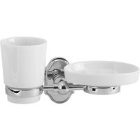 Стакан для зубных щеток с мыльницей Veragio Stanford VR.STD-7743.CR Хром — фото 1, Стаканы для зубных щеток