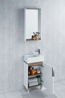 Зеркало Aquaton Бэлла 46 1A221702BBAZ0 с подсветкой Белое Джарра — фото 4, Зеркала в ванную комнату