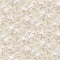 Обои Milassa Status IV MR1 002/1 Флизелин (1*10,05) Бежевый, Цветы — фото 1, Обои для стен