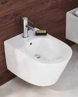 Биде Jacob Delafon Bastille EMK0002-00 подвесное Белое — фото 2, Биде подвесные