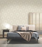 Обои Emiliana Parati Gianfranco Ferre Home 3 62044 Винил на флизелине (1,06*10,05) Бежевый, Дамаск — фото 3, Обои для стен