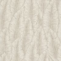 Обои Grandeco Cumaru CU 3201 Винил на флизелине (0,53*10,05) Бежевый/Коричневый, Листья — фото 1, Обои для стен