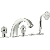 Смеситель на борт ванны Migliore Korona 27308 Хром — фото 1, Смесители