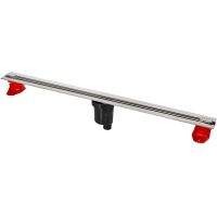 Душевой лоток Berges Super Slim 1200 090084 с решеткой Хром матовый — фото 1, Душевые лотки