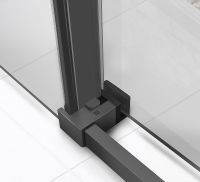 Товар: Душевой уголок Vincea Slim Soft 130x90 VSR-1SS9013CLGM профиль Вороненая сталь стекло прозрачное - фото 4 Душевой уголок Vincea Slim Soft 130x90 VSR-1SS9013CLGM профиль Вороненая сталь стекло прозрачное — фото 4, Душевые уголки