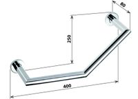 Поручень Bemeta Omega 104307621 Глянец — фото 2, Поручни для ванной