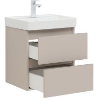 Товар: Тумба под раковину Aquanet Вега 2.0 50 337940 подвесная Бежевая - фото 6 Тумба под раковину Aquanet Вега 2.0 50 337940 подвесная Бежевая — фото 6, Мебель для ванной