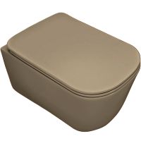 Унитаз Kerasan Tribeca 511481 подвесной Nocciola без сиденья — фото 1, Унитазы